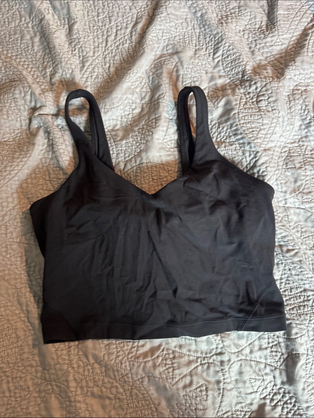 lululemon athletica align Black Seamless Crop Top